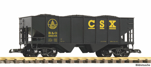 PIKO 38973 Schüttgutwagen CSX-B&O mit Kohleladung Spur G