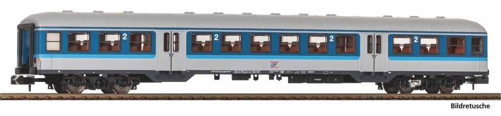 PIKO 40652 Nahverkehrswagen wagen 2. Kl. GFF VI Spur N