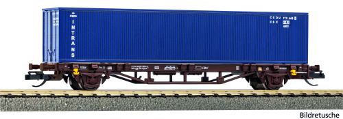 PIKO 47728 Containertragwagen 1X40 Intrans CD V Spur TT