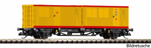 PIKO 47729 Containertragwagen 2x20 PIKO Rail Service VI Spur TT