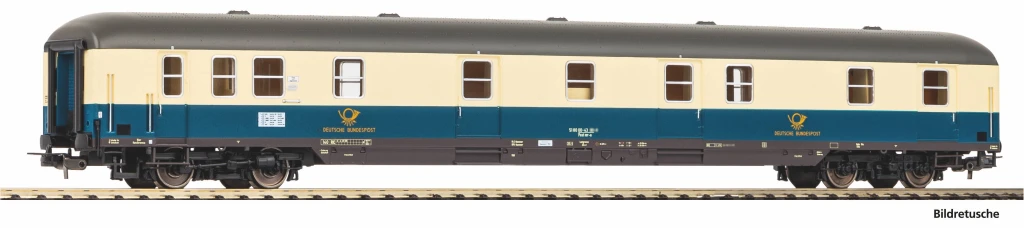 PIKO 53389 Postwagen oz.-beige DB IV Spur H0