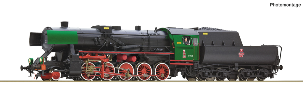 ROCO 70111 Dampflokomotive Ty2 PKP Spur H0