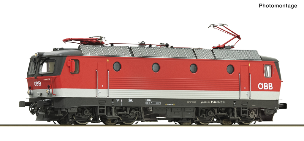 ROCO 7510060 Elektrolokomotive 1144 078-3 ÖBB Spur H0