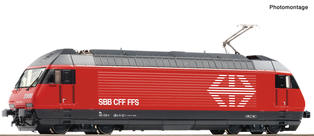 ROCO 7510131 Elektrolokomotive 460 028-4 SBB Spur H0