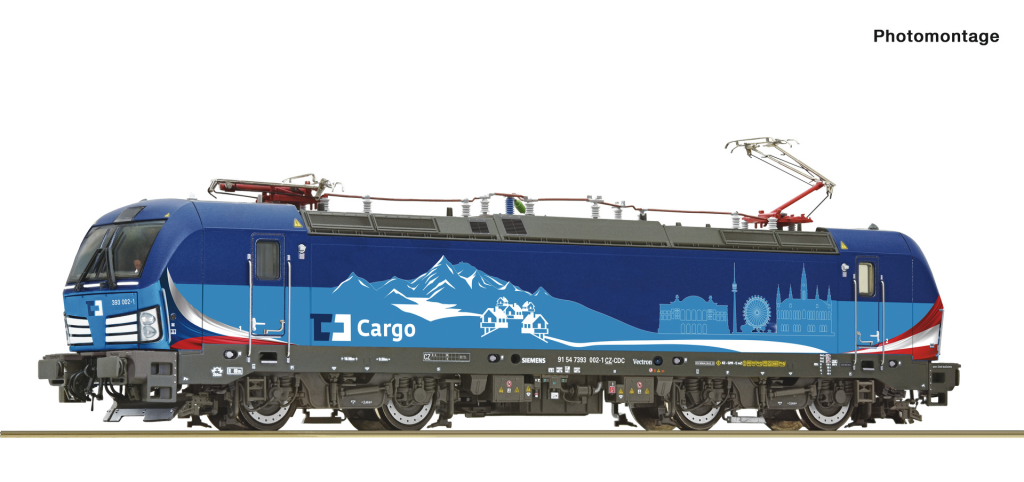 ROCO 7500113 Elektrolokomotive 393 002-1 CD Cargo Spur H0