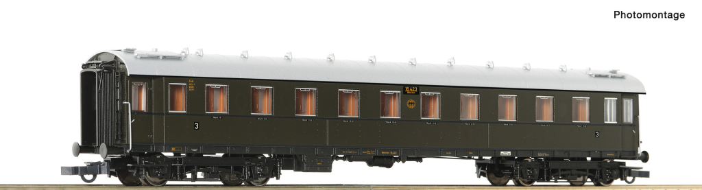 ROCO 6200138 Einheits-Schnellzugwagen 3. Klasse DRG Spur H0