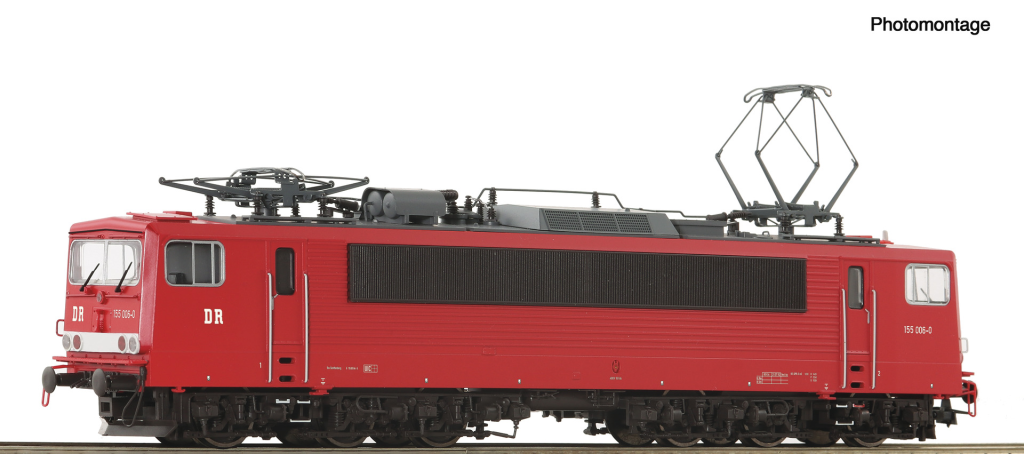 ROCO 7500106 Elektrolokomotive 155 006-0 DR Spur H0