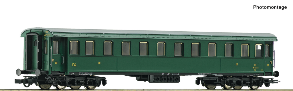 ROCO 6200094 Reisezugwagen 3. Klasse FS Spur H0