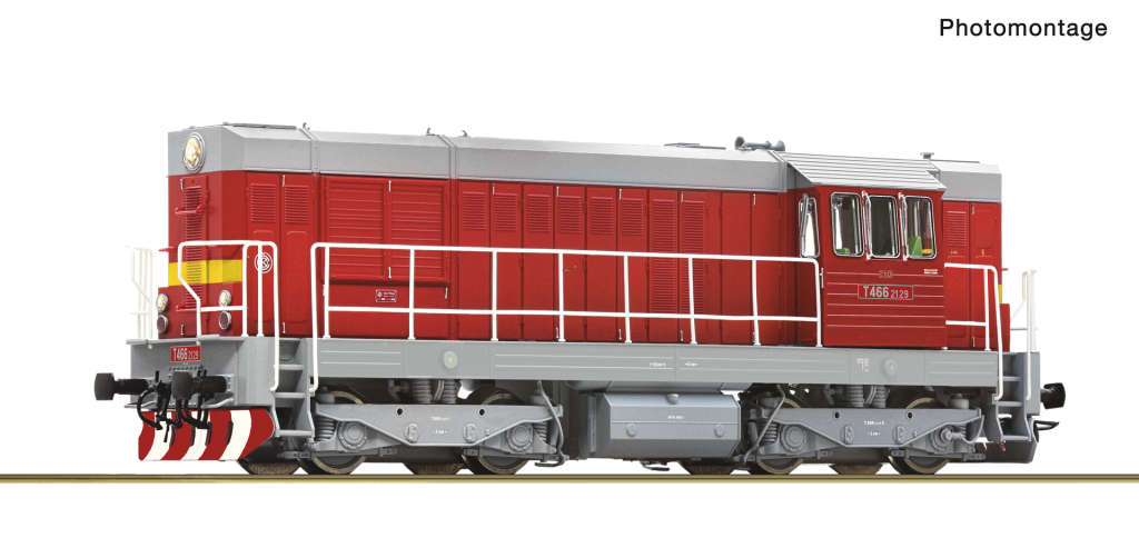 ROCO 7300062 Diesellokomotive T 466.2129 CSD Spur H0