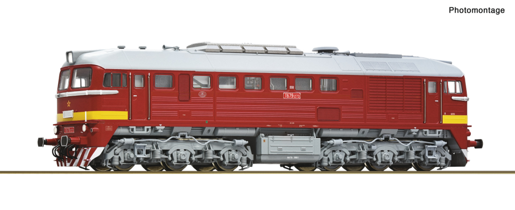 ROCO 7300061 Diesellokomotive T 679.1 CSD Spur H0