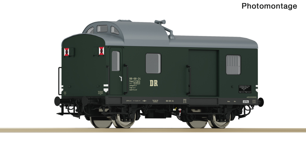 ROCO 6210175 Güterzugbegleitwagen DR Spur H0