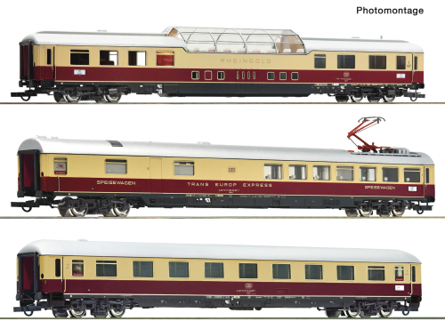 ROCO 6200120 3-teiliges Set 1 Rheingold AKE Spur H0