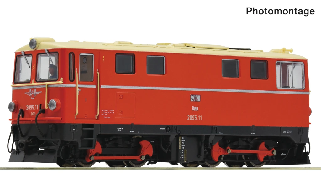 ROCO 7540005 Diesellokomotive 2095.11 ÖBB Spur H0e