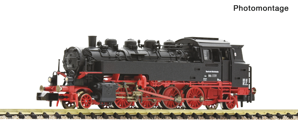 Fleischmann 7160016 Dampflokomotive 86 049 DR Spur N