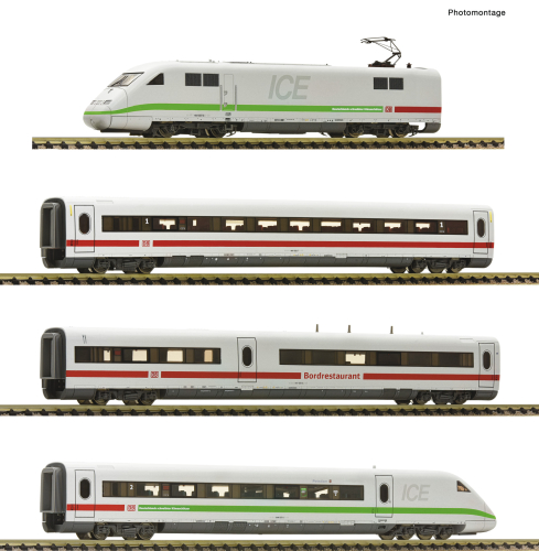 Fleischmann 7760003 4-teiliges Set Elektrotriebzug ICE 2 (BR 402) DB AG Spur N