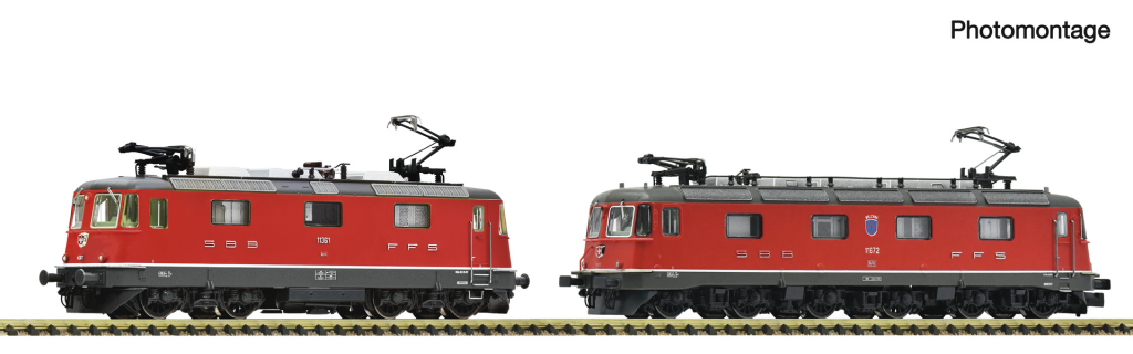 Fleischmann 7570049 E-Lok Doppeltraktion Re 10/10 SBB Spur N