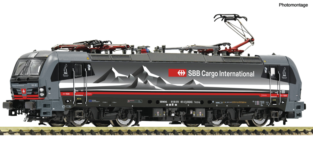 Fleischmann 7560048 Elektrolokomotive 193 451-2 SBB Cargo International Spur N