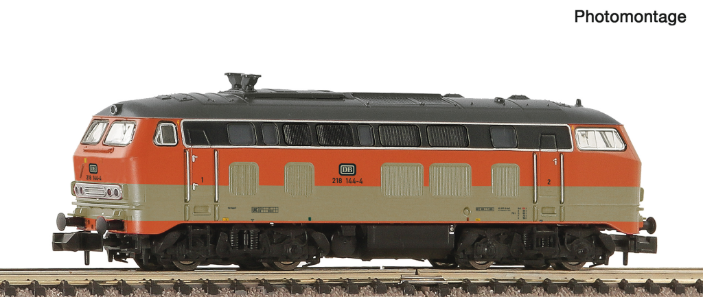 Fleischmann 7360023 Diesellokomotive 218 144-4 DB Spur N