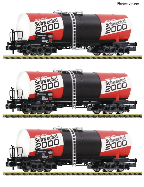 Fleischmann 6660073 3-teiliges Set Kesselwagen ÖBB Spur N