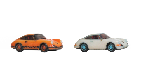 NOCH 44606 Porsche 911 2 Stück orange und weiß Spur Z