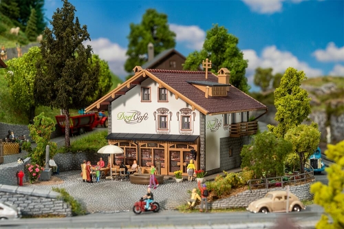 FALLER 191836 Alpenhaus mit Café Spur H0