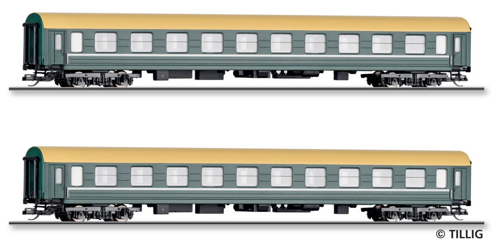 TILLIG 01096 Reisezugwagenset „Filmzug“ der DB AG Spur TT