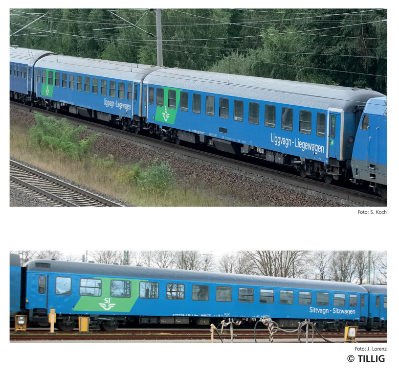 TILLIG 01102 Reisezugwagenset der RDC Deutschland GmbH Spur TT