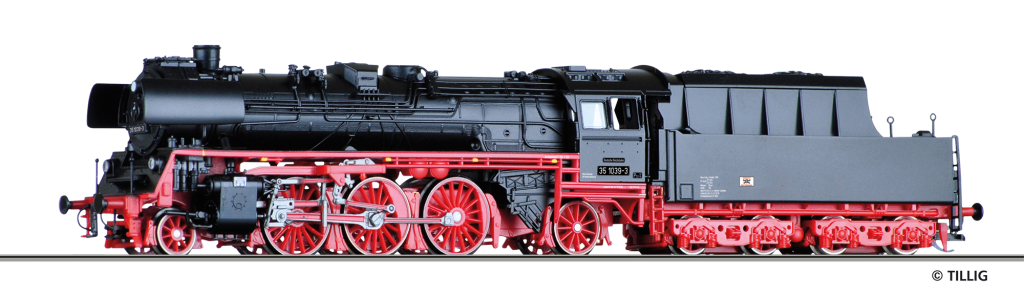 TILLIG 02054 Dampflokomotive der DR Spur TT