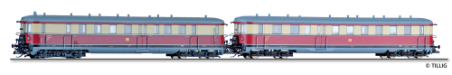 TILLIG 02857 Triebwagen mit Steuerwagen der DR Spur TT