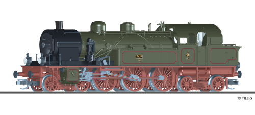 TILLIG 04208 Dampflokomotive der K.P.E.V. Spur TT