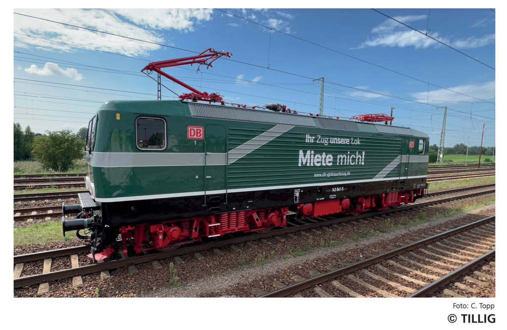 TILLIG 04349 Elektrolokomotive der DB Gebrauchtzug Spur TT