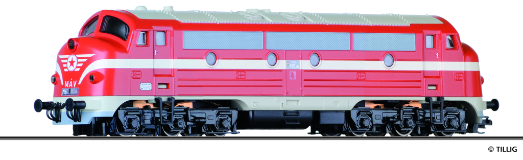 TILLIG 04546 Diesellokomotive der MAV Spur TT