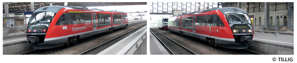 TILLIG 04887 Triebwagen „Erzgebirgsbahn“ der DB AG Spur TT