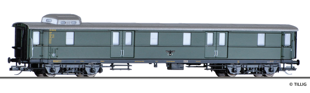 TILLIG 13378 Gepäckwagen der DRG Spur TT