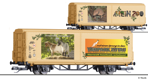 TILLIG 14855 START-Schiebewandwagen „Mein Zoo“ Spur TT