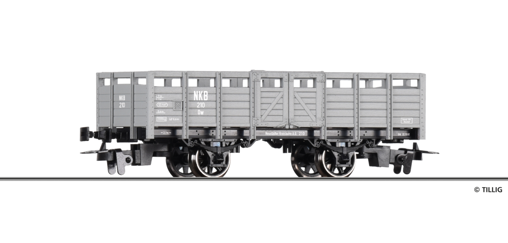 TILLIG 15900 Offener Güterwagen der NKB Spur Schmalspur H0m