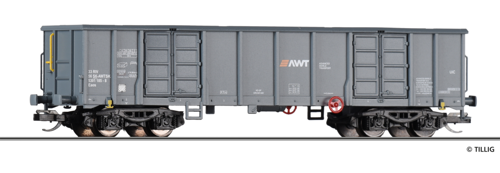 TILLIG 18229 Offener Güterwagen der Advanced World Transport a.s. Spur TT