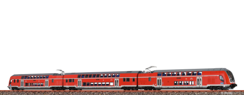 BRAWA 44590 TWINDEXX Vario® Doppelstock-Triebzug DB AG, 3er-Set (Nürnberg Hbf) Spur H0