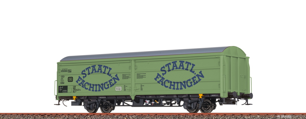 BRAWA 48998 Schiebewandwagen Hbis-t299 "Staatl. Fachingen" DB Spur H0