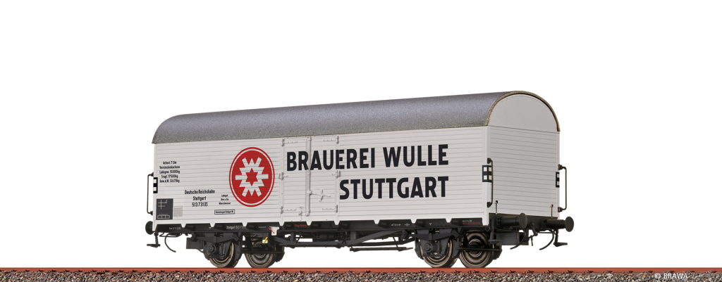 BRAWA 50952 Kühlwagen Tnfhs38 "Brauerei Wulle" DRG Spur H0