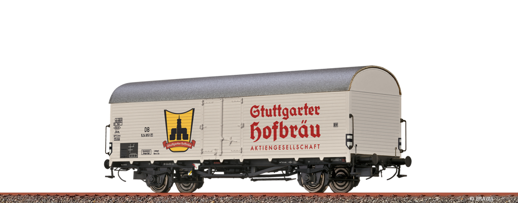 BRAWA 50971 Kühlwagen Tnfhs38 "Stuttgarter Hofbräu" DB Spur H0