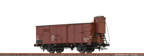 BRAWA 51247 Gedeckter Güterwagen G 02 "Bremswagen" DB Spur H0