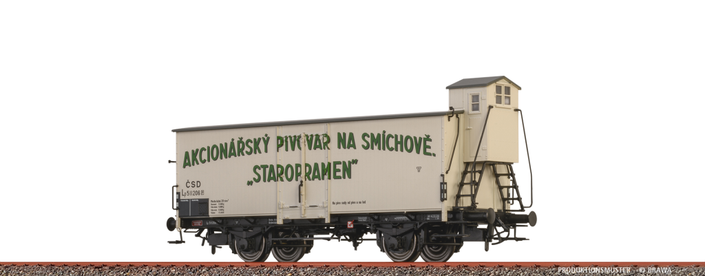 BRAWA 51261 Bierwagen "Staropramen" CSD Spur H0