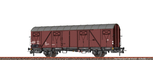 BRAWA 51294 Gedeckter Güterwagen Gbrs-v245 DB Spur H0