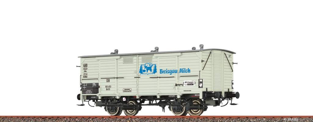 BRAWA 50359 Milchwagen Gh03 Breisgau Milch DB Spur H0