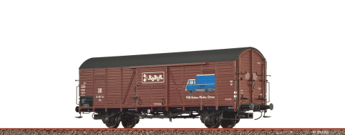 BRAWA 50480 Gedeckter Güterwagen Glt Robur DR Spur H0