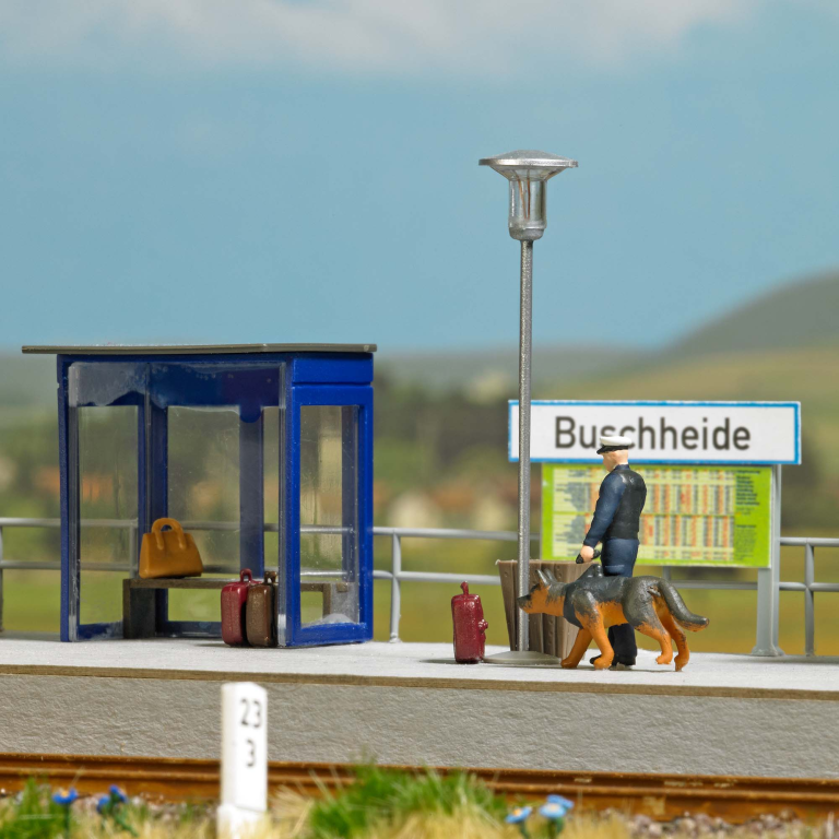 Busch 8868 Action Set Polizei mit Schäferhund Spur TT