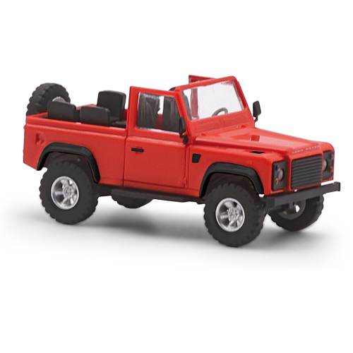 Busch 54390 Land Rover 90 offen Rot  Spur H0