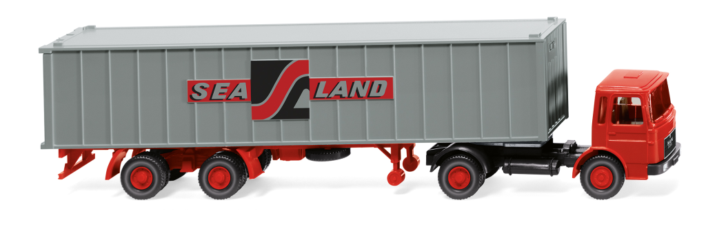 Wiking 052304 Containersattelzug MAN Sealand Spur H0