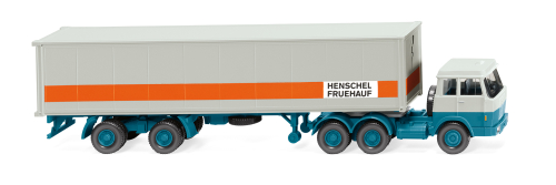 Wiking 052705 Containersattelzug Hanomag Henschel Spur H0